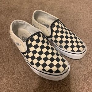 Checkered Vans 6.5